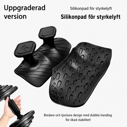 Silikonhandflateskydd med halkfritt grepp